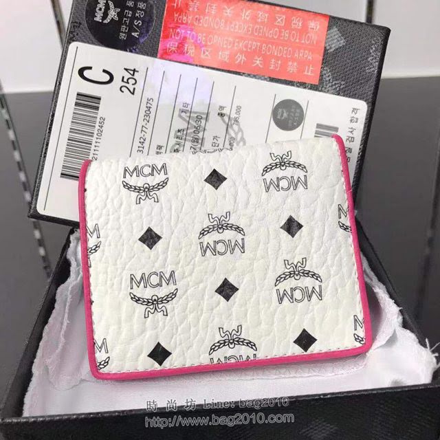 MCM錢包 8077 原單新款 蝴蝶結 MCM兩折小錢夾 MCM女錢包  mdmc1110